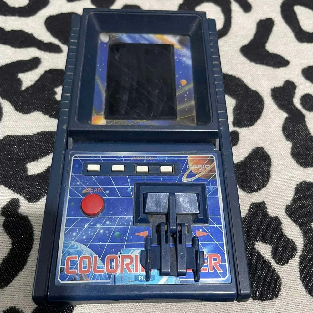 CASIO Color Invader CG-220 Game & Watch Lcd 1984 Electronic For Parts ( Read )